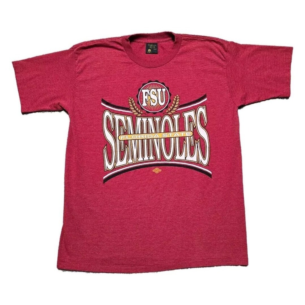 Vintage Florida State Seminoles T Shirt Single Stitch Mens Large
